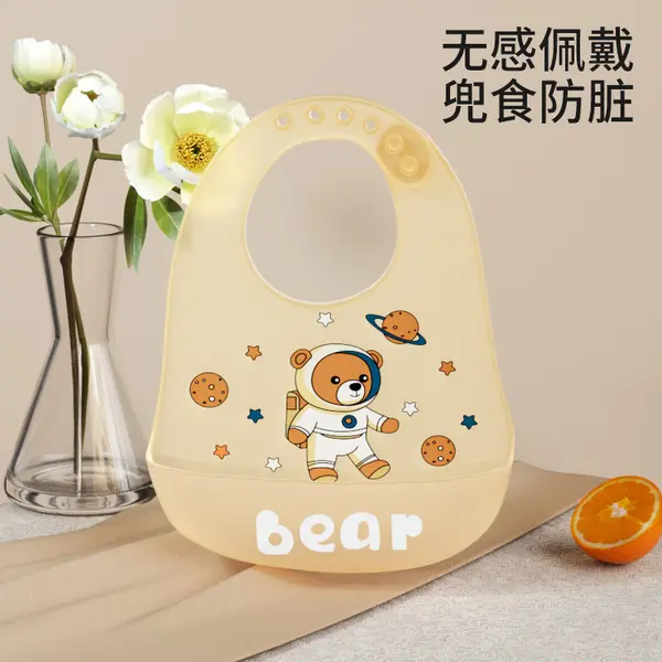 Baby Silicon Eating Bibs - Image 3