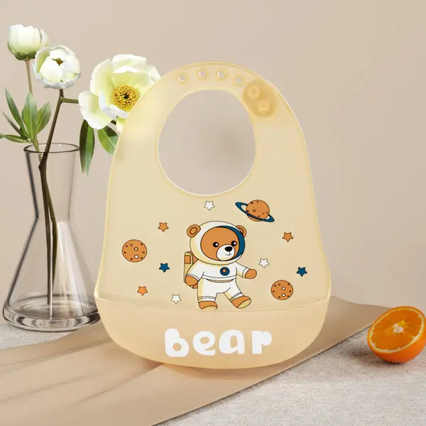 Baby Silicon Eating Bibs - Image 5