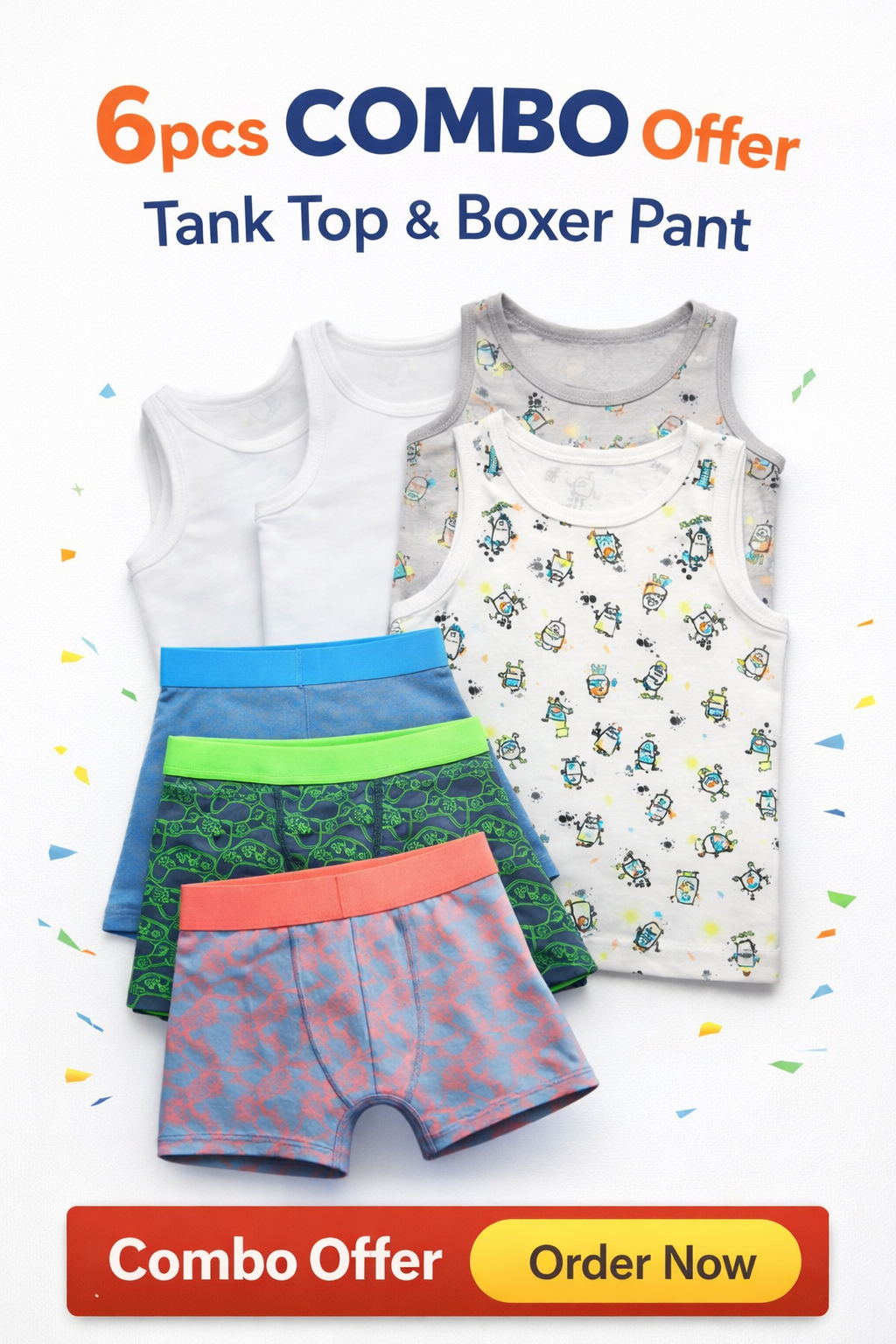 Kids Combo-6 Pcs Set - Image 2